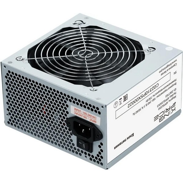 Блок питания KingPrice KPPSU350 350 Вт, OEM, серый, [kppsu350v3]
