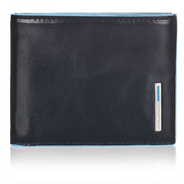 Кошельки Piquadro Blue Square (PU1307B2/N) черный телячья кожа