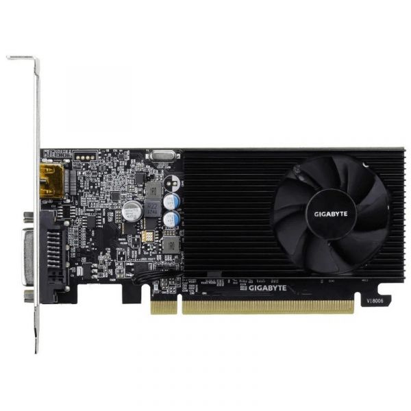 Видеокарта Gigabyte NVIDIA GeForce GT 1030 (GV-N1030D4-2GL) GV-N1030D4-2GL, 2 Гб, DDR4